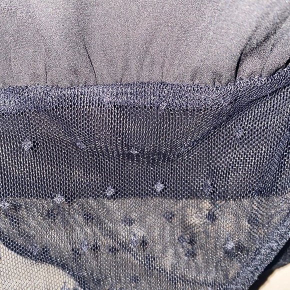 😍 Black bodysuit blouse size large - Picture 3 of 5